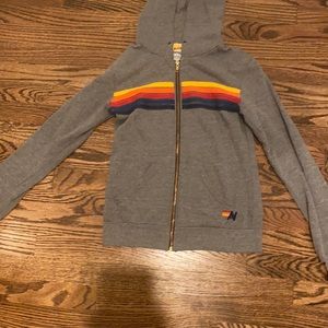 AVIATOR NATION GREY XS HOODIE